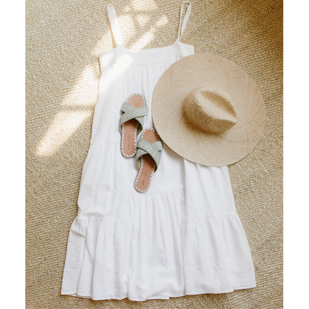Jenni Kayne XL Cotton & Linen Summer Dress $325 Midi Coastal Luxury NWT - Picture 3 of 16